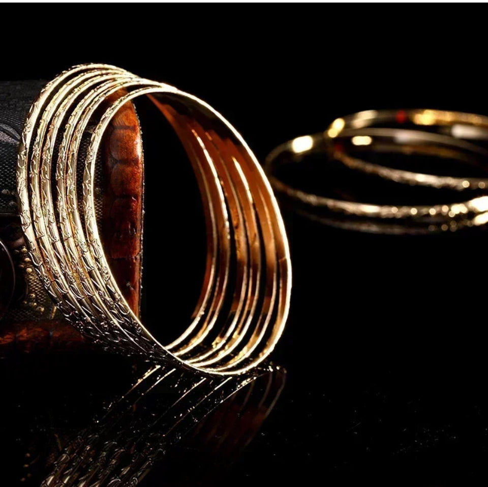 Goddess  Gold Bangles image 1