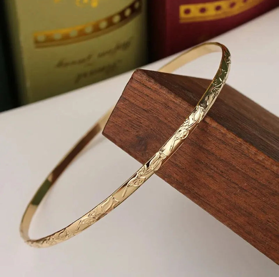 Goddess  Gold Bangles image 3