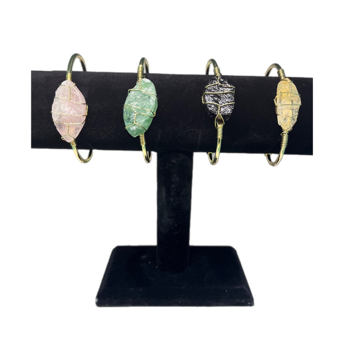 Golden Essence Bangles (Handcrafted Raw Elegance) image 1