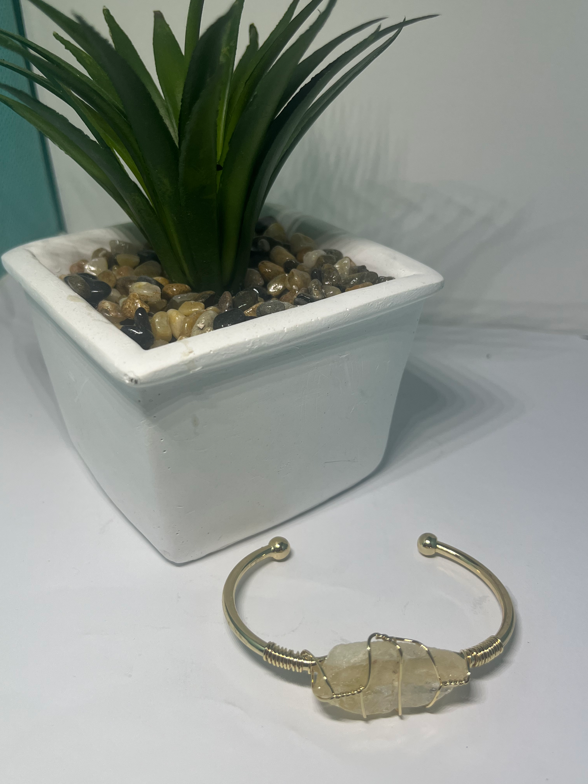 Golden Essence Bangles (Handcrafted Raw Elegance) image 5