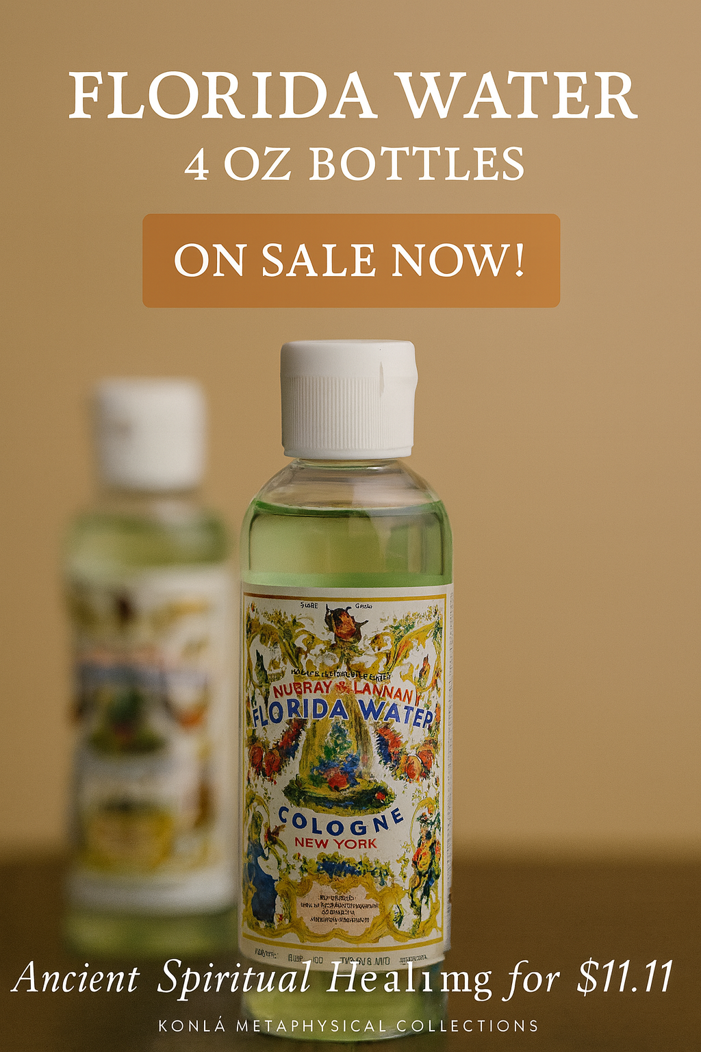 Florida Water – Spiritual Cleansing & Protection (4oz)