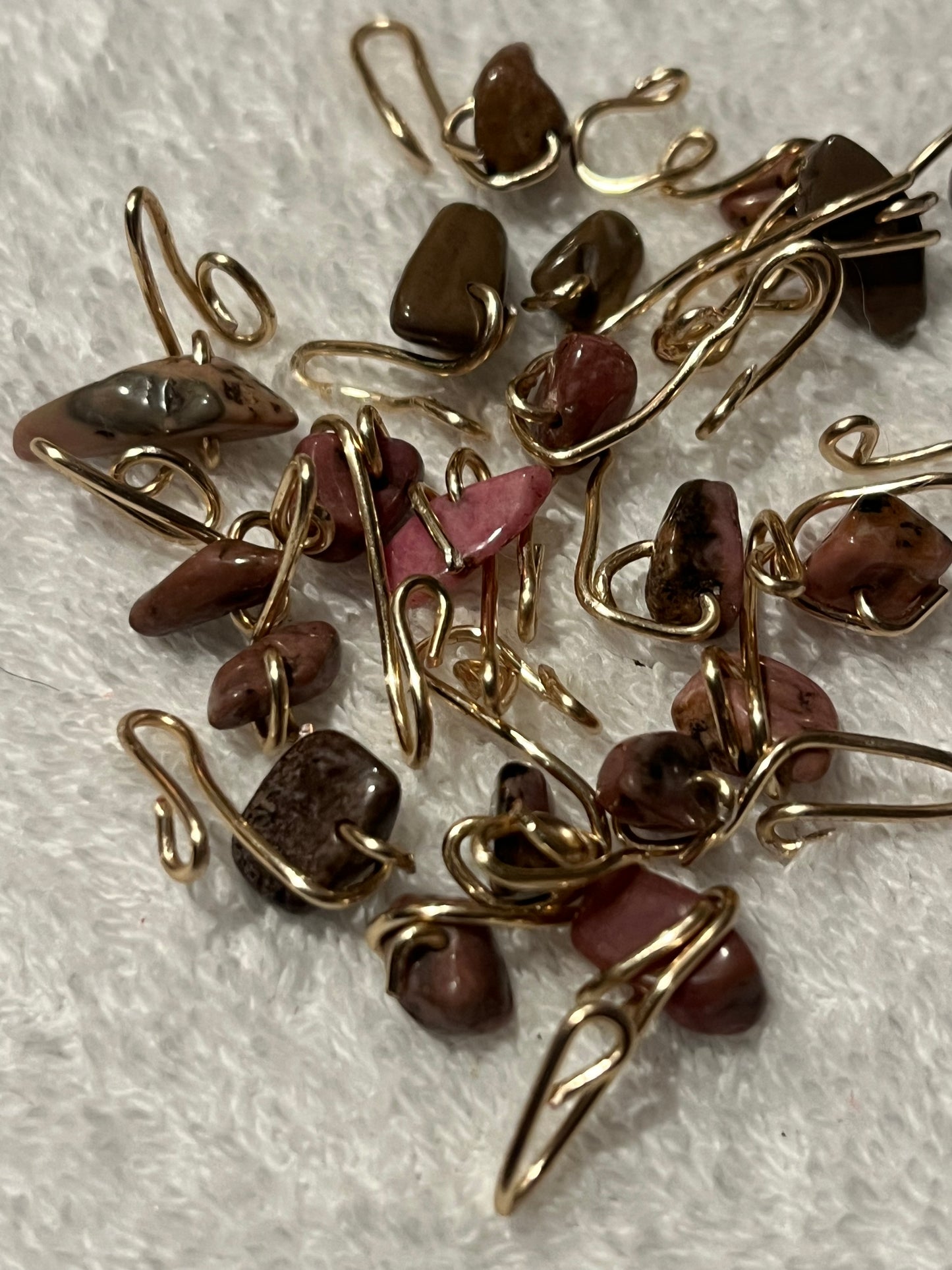 Raw Crystal Nose Clips