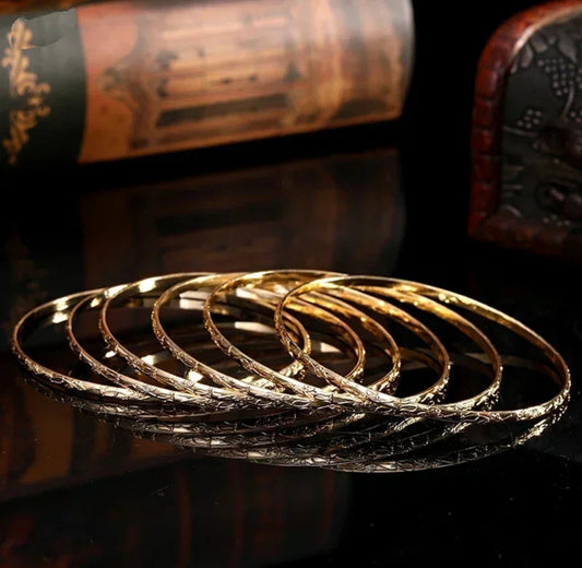 Goddess  Gold Bangles image 0